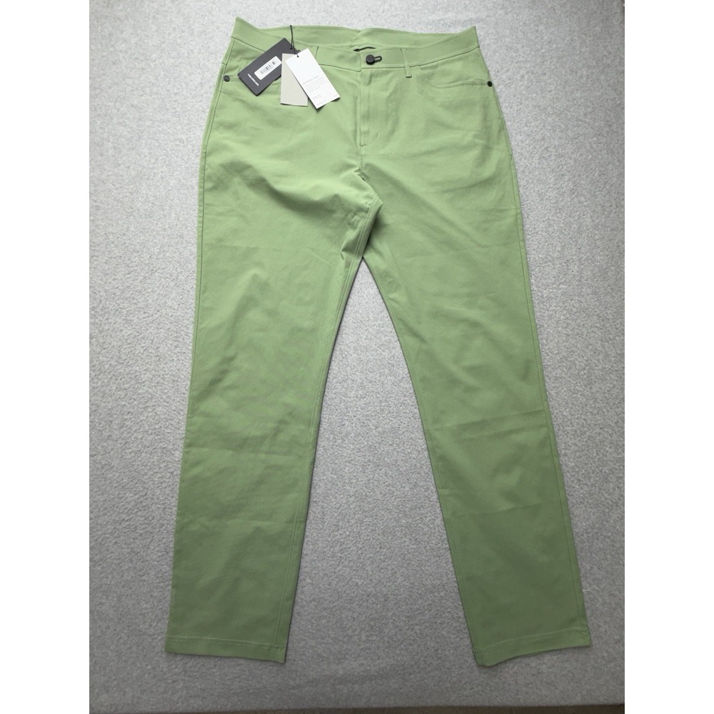 Public Rec Workday Pant 2.0 Mens 36x34 Clover Green Straight Leg Stretch NWT